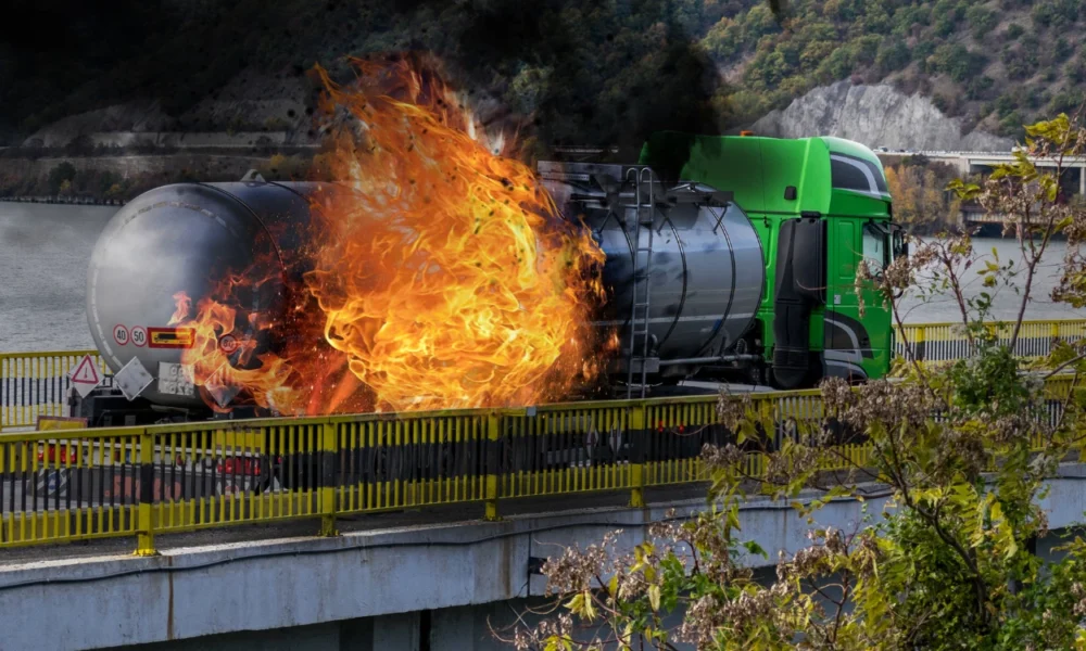 Truk Tangki Tiner Terbakar di Tol Cipali, Lalin Macet Parah hingga 7 Kilometer
