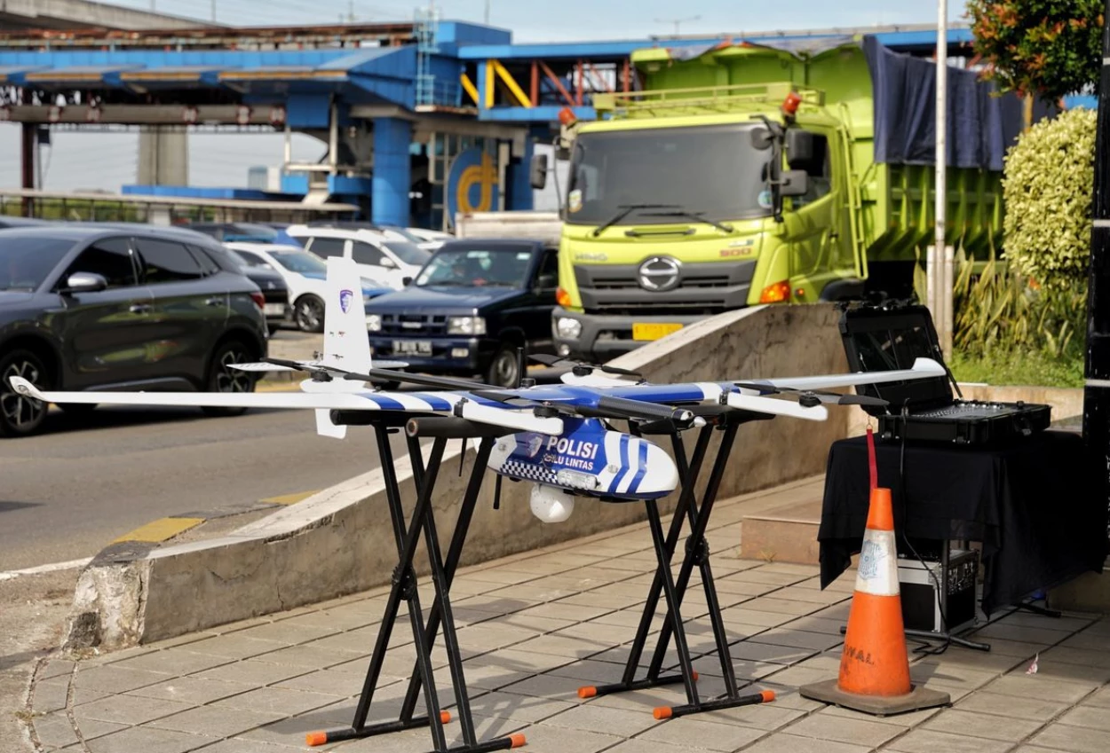 VTOL dan Drone ETLE Siap Dikerahkan untuk Amankan Kelancaran Arus Mudik Balik Lebaran
