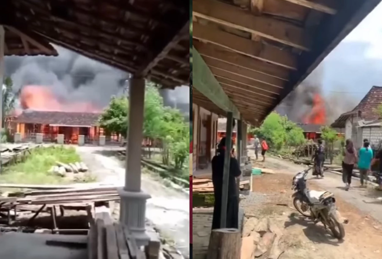 Viral! Anak di Pati Bakar Rumah Orang Tua karena Cekcok Keluarga