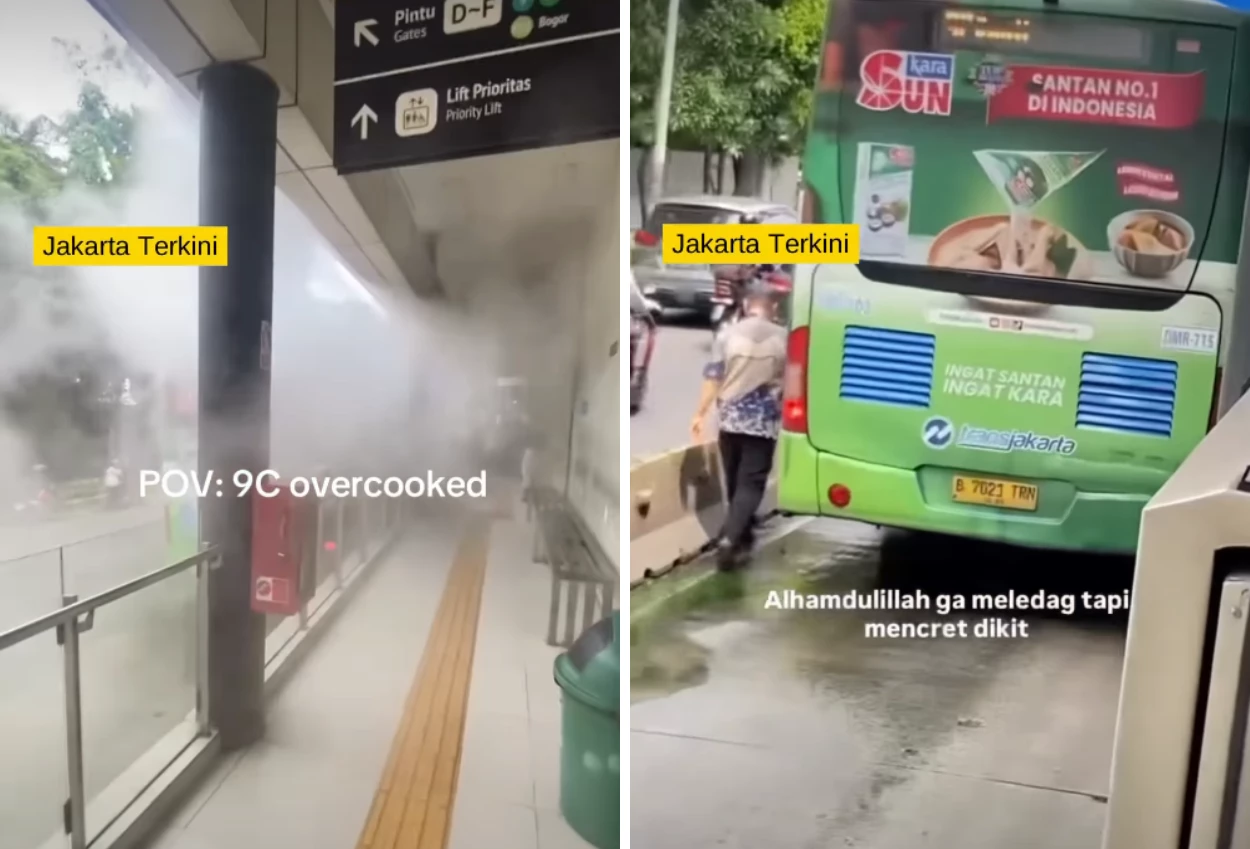 Viral Bus Transjakarta Keluarkan Asap Tebal hingga Cairan Hijau, Ternyata Ini Penyebabnya