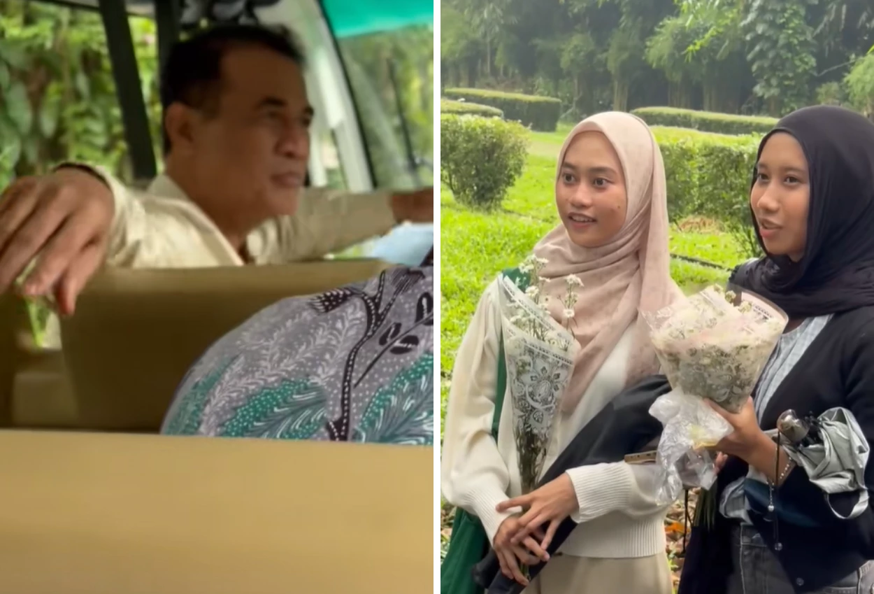 Viral! Dua Mahasiswi Ini Tak Sengaja Bertemu Mentan Amran di Kebun Raya Bogor, Berujung Diberi Uang
