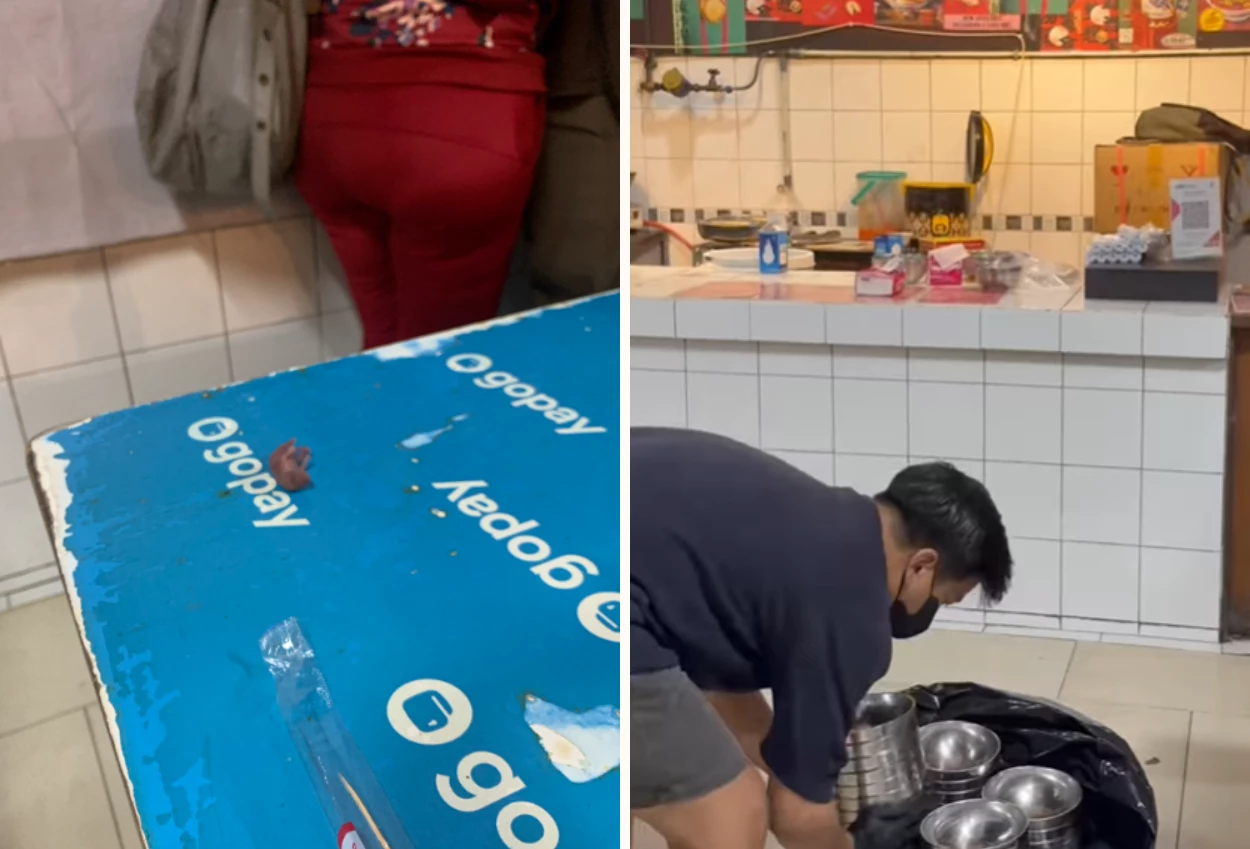 Viral! Gerai Bakmie di Jaksel Ganti Seluruh Mangkok usai Pelanggan Kejatuhan Bayi Tikus saat Makan