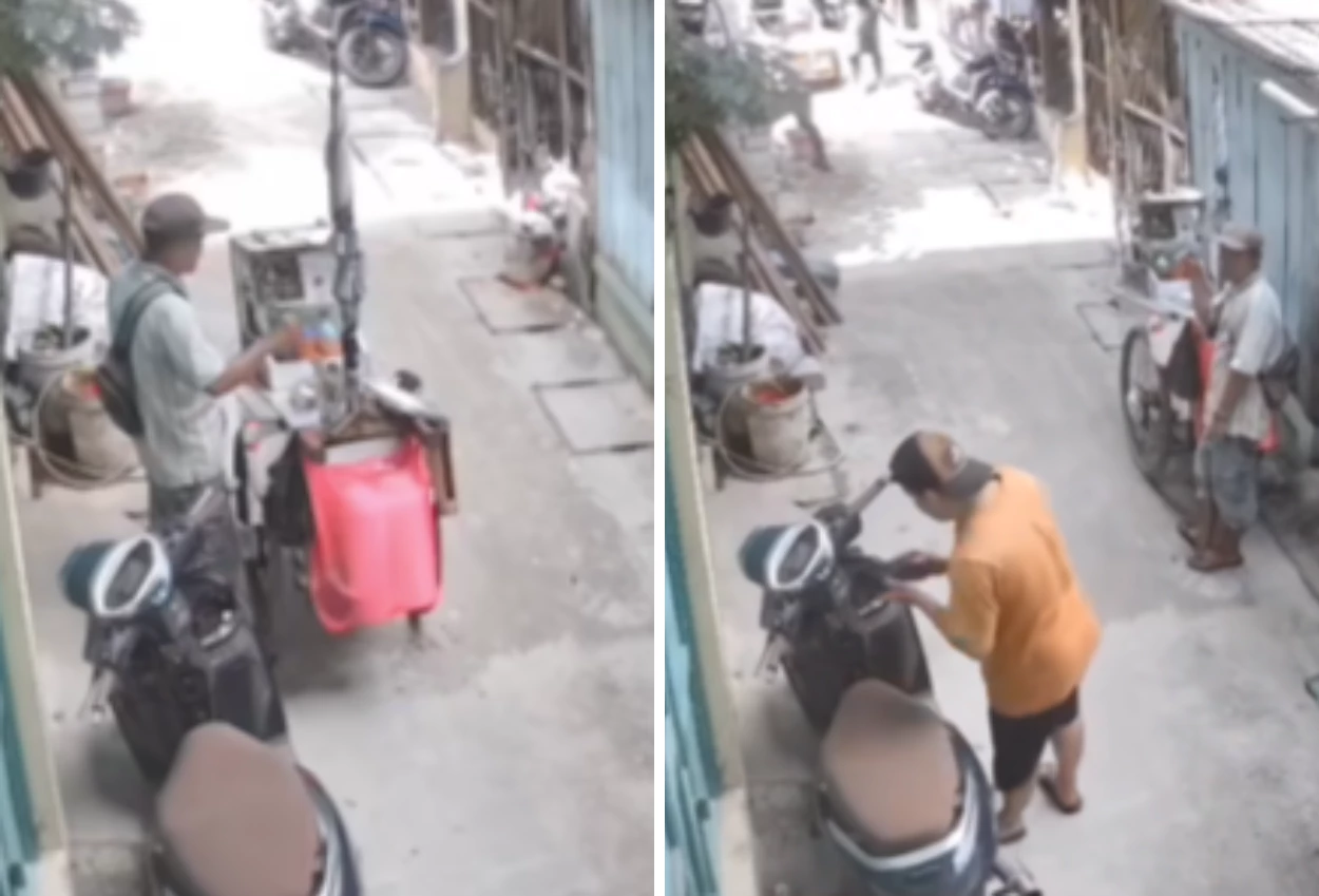Viral Tukang Bakso Jaga Hp Pemuda yang Tertinggal di Motor, Nunggu di Depan Rumah