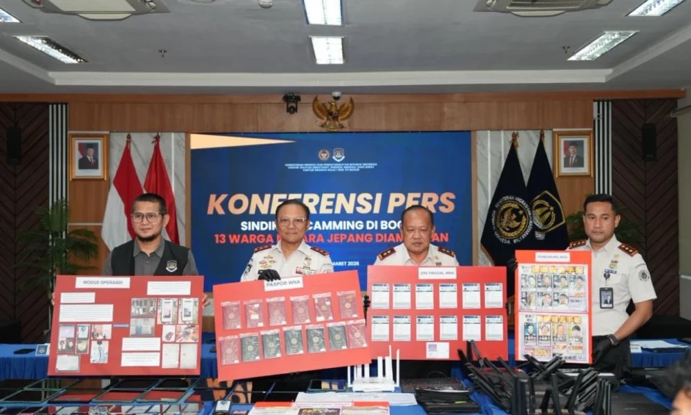 13 WN Jepang Diduga Sindikat Scam Online di Bogor Terancam Dideportasi