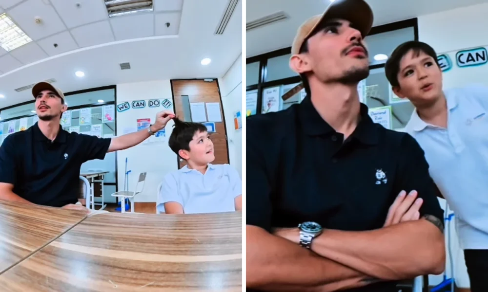 Ambil Rapot El Barack, Vincent Verhaag Bangga Nilai sang Anak Nyaris Sempurna (1)