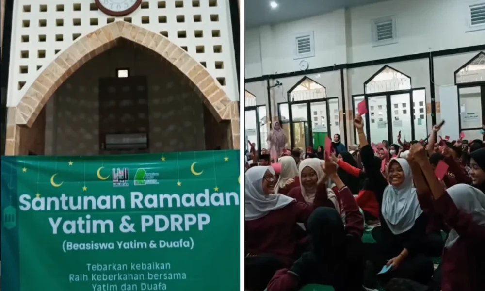 Berbagi Kebahagiaan Ramadan, Masjid Al Marjan Gelar Santunan untuk Yatim dan Dhuafa
