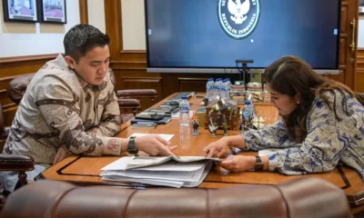 Bertemu Meutya Hafid, Seskab Teddy Bahas Implementasi PP Tunas