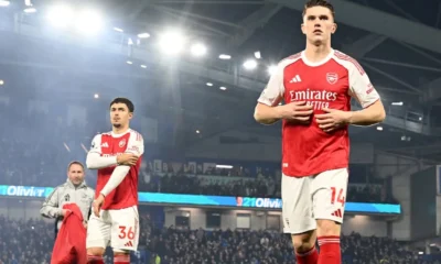 Brighton vs Arsenal 0 1 Gol Bukayo Saka Selamatkan The Gunners di Puncak