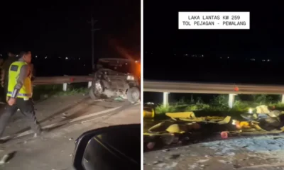 Bus Tabrak Pikap di Tol Pejagan Pemalang, 1 Orang Tewas