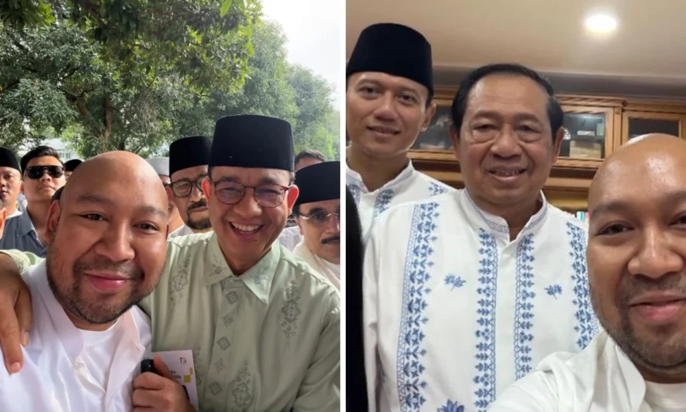 Didit Prabowo Pamer Selfie bareng Anies, Gibran, hingga AHY saat Lebaran