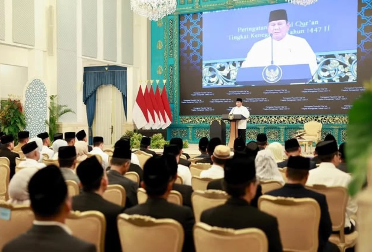 Gelar Nuzulul Quran, Prabowo Tidak Ada Negara Berhasil jika Tidak Bersih Bersih Korupsi