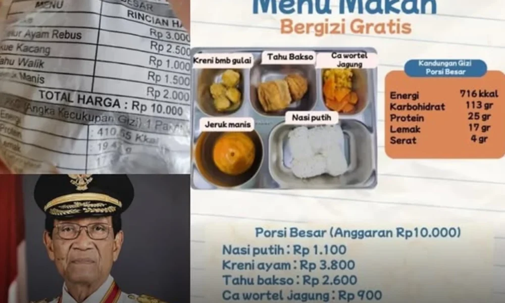 Ikuti Arahan Sultan HB X, MBG Jogja Tuai Pujian karena Cantumkan Harga dan Label Gizi