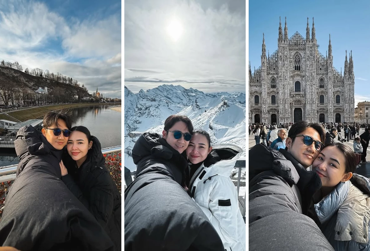 Keliling Tiga Negara, Amanda Manopo Baby Moon Pamer Kemesraan dengan Kenny