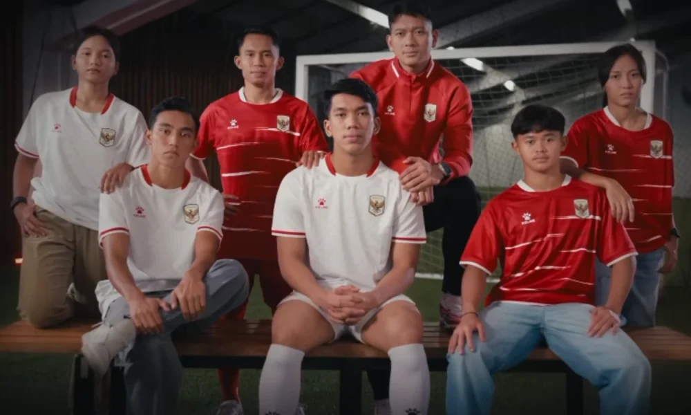 Kelme Resmi Rilis Jersey Baru Timnas Indonesia, Begini Penampakannya!