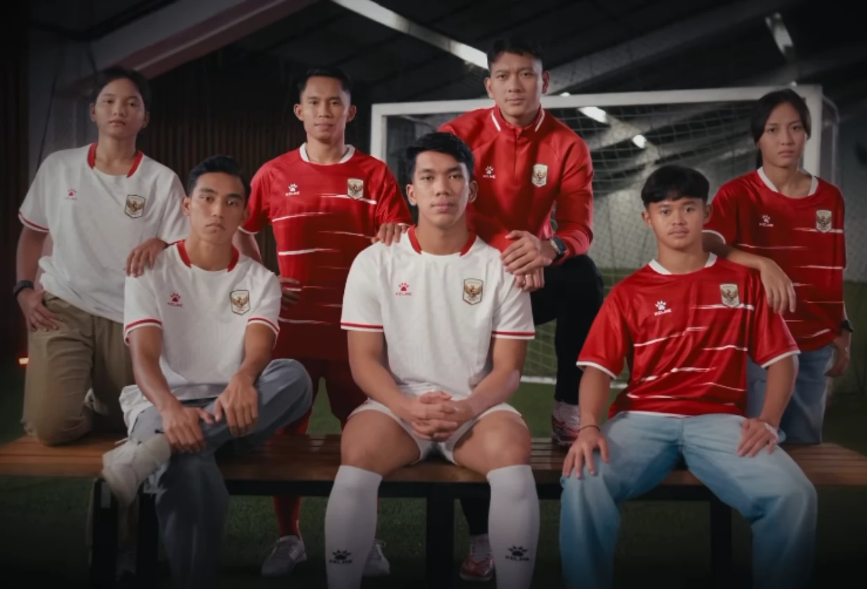 Kelme Resmi Rilis Jersey Baru Timnas Indonesia, Begini Penampakannya!