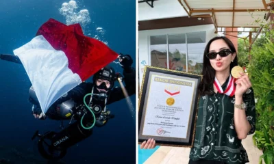 Kirana Larasati Pecahkan Rekor Muri, Berhasil Menyelam di Kedalaman Laut 127 Meter
