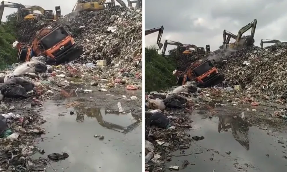 Longsor Gunungan Sampah TPST Bantargebang, 4 Orang Dikabarkan Tewas