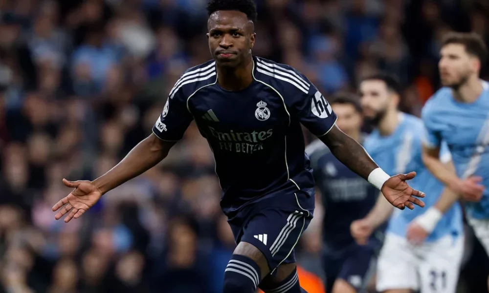Man City vs Real Madrid 1 2 Brace Vinicius Bawa Los Blancos Menang Agregat 5