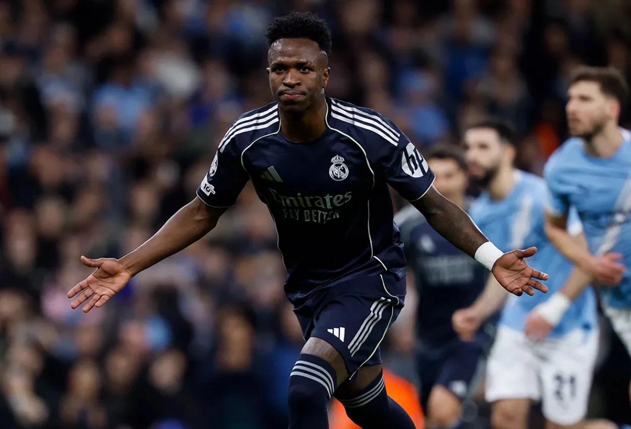 Man City vs Real Madrid 1 2 Brace Vinicius Bawa Los Blancos Menang Agregat 5