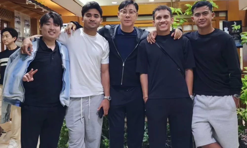 Momen Shin Tae yong Reuni dengan 3 Anak Emasnya Asnawi, Arhan, dan Egy Maulana