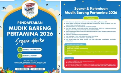 Mudik Gratis Pertamina Dibuka 3 Maret 2026, Cek Syarat dan Cara Daftarnya!