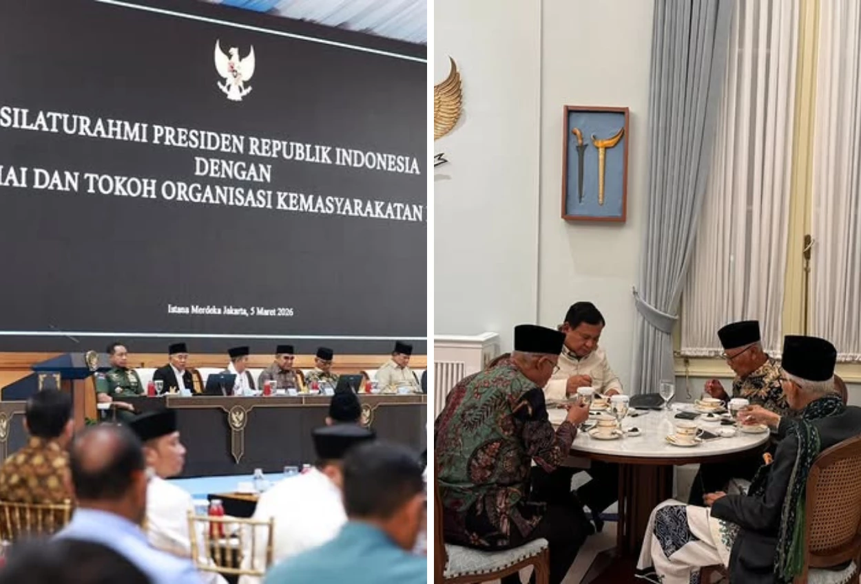 Prabowo Buka Bersama dengan Para Ulama di Istana Negara