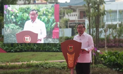 Pramono Anung Resmikan Taman Bendera Pusaka, Megawati Hadir