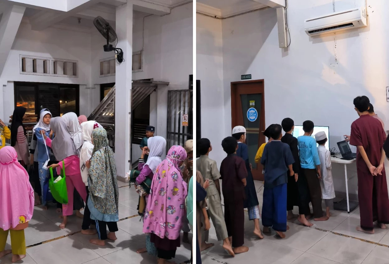 Ratusan Anak di Masjid Al Ihsan Antusias Ibadah selama Ramadan berkat Program STAM SEDH