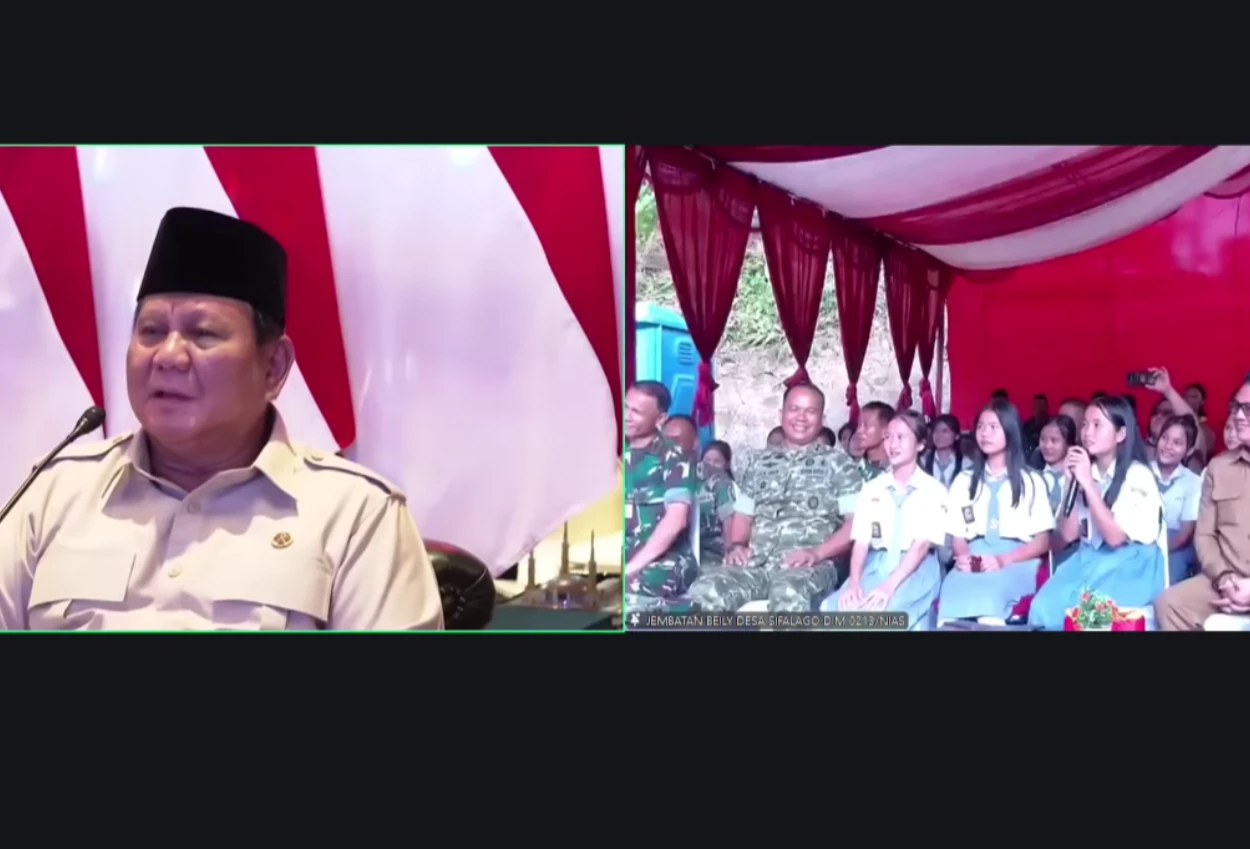 Resmikan 218 Jembatan di Daerah Terpencil, Prabowo Prioritaskan Akses untuk Anak Anak Sekolah