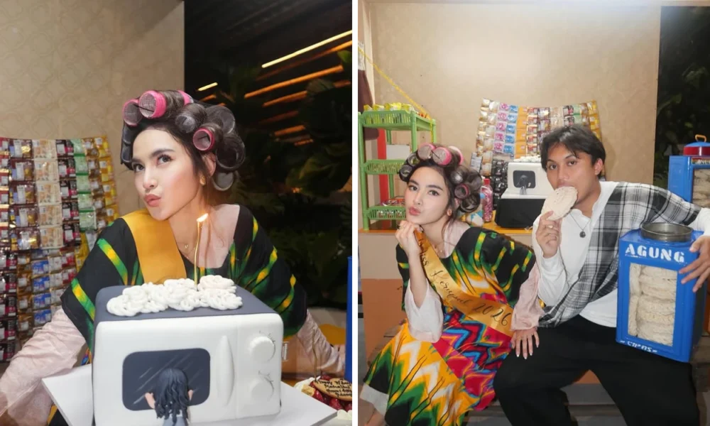 Rizky Febian Beri Kejutan Unik, Mahalini Tampil Bak Penjaga Warung di Ulang Tahunnya