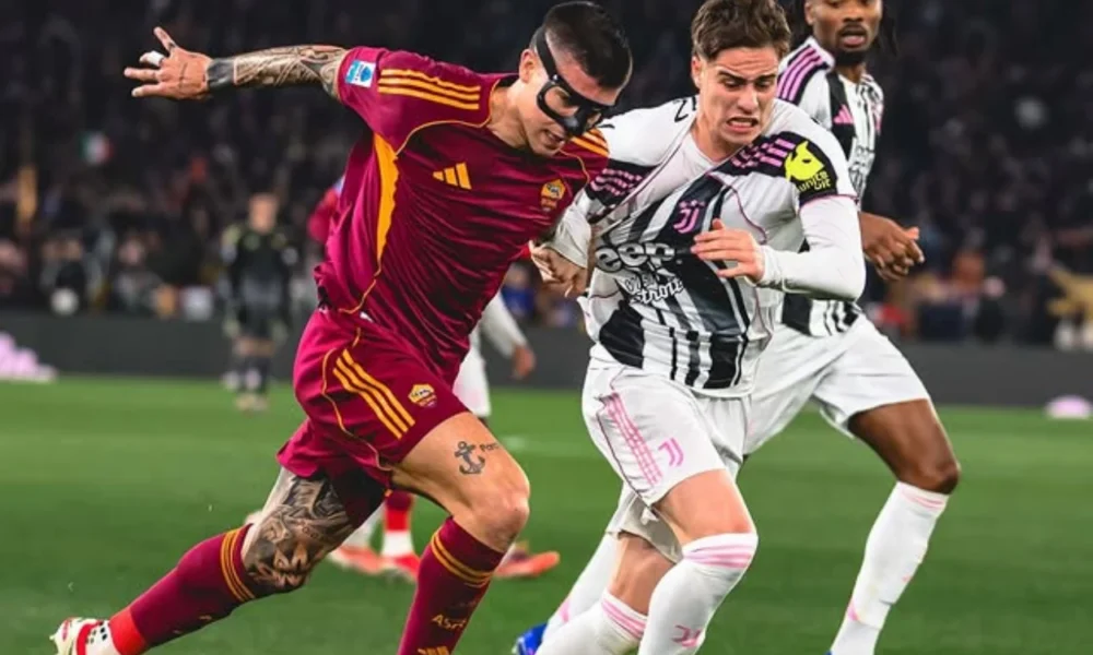 Roma vs Juventus 3 3 Gol Federico Gatti Selamatkan Bianconeri