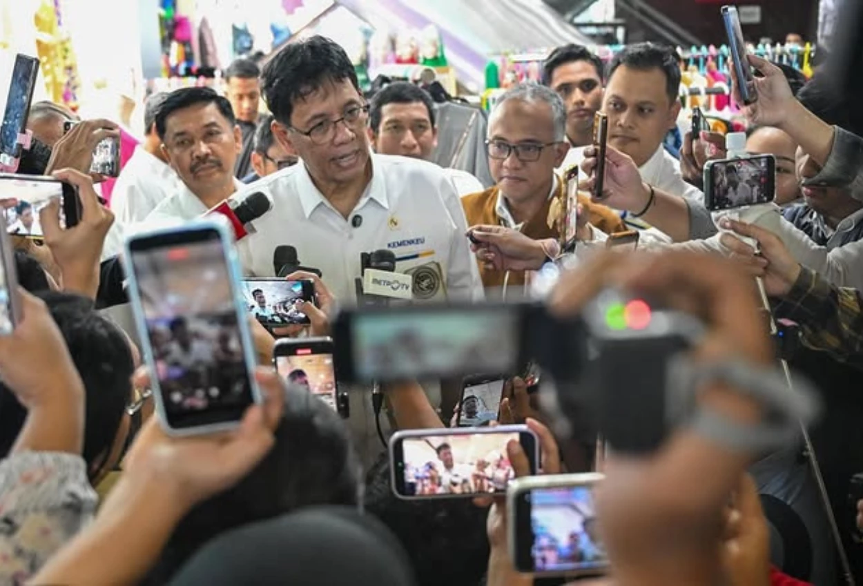 Sidak Pasar Tanah Abang, Purbaya Sebut Daya Beli Masyarakat Masih Kuat