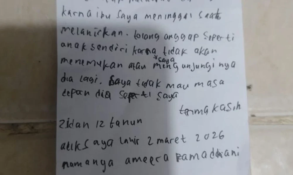 Tak Mampu Rawat, Bocah 12 Tahun Tinggalkan Adiknya Ibu Meninggal