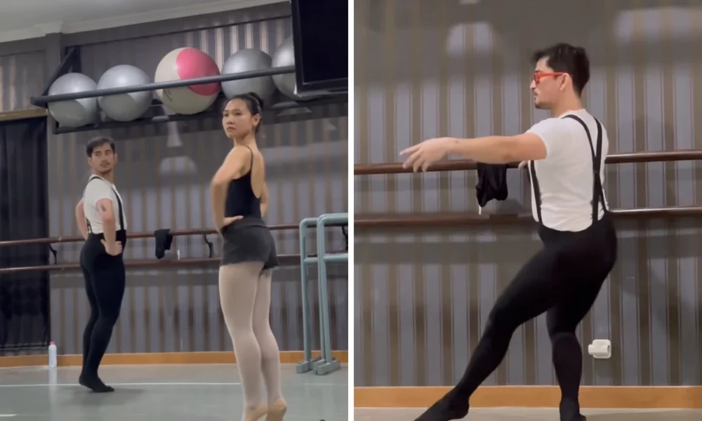 Totalitas Abis, Begini Momen Bio One Pakai Legging demi Belajar Balet