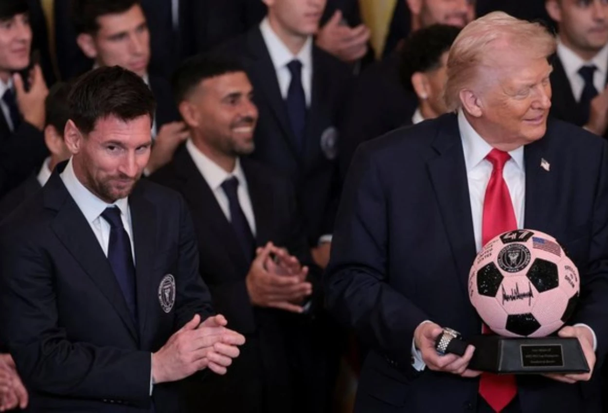 Trump Sambut Kedatangan Lionel Messi dan Inter Miami di Gedung Putih