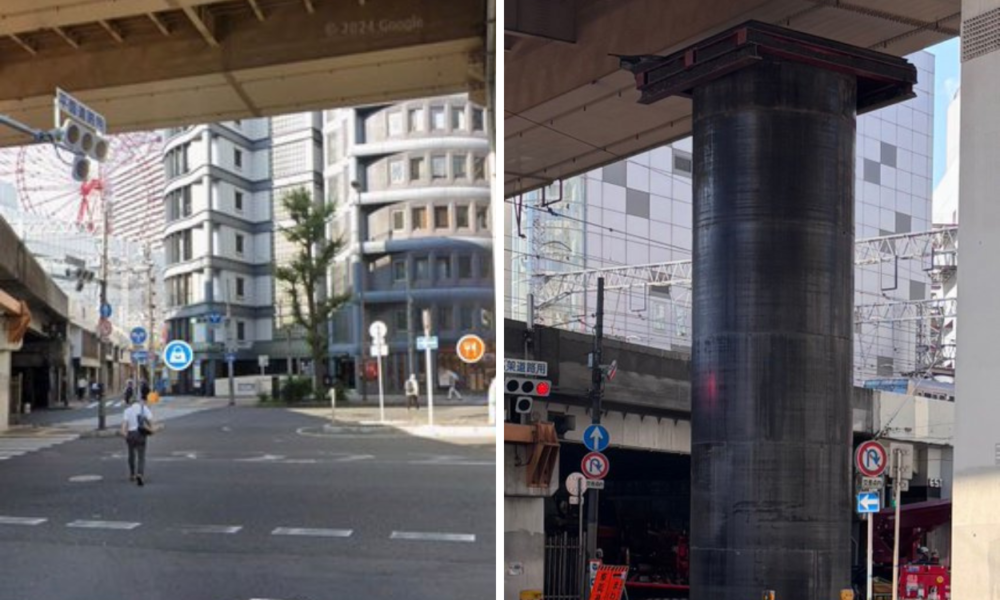Viral! Pipa Setinggi 10 Meter Muncul dari Tanah di Osaka Jepang, Gegerkan Warga