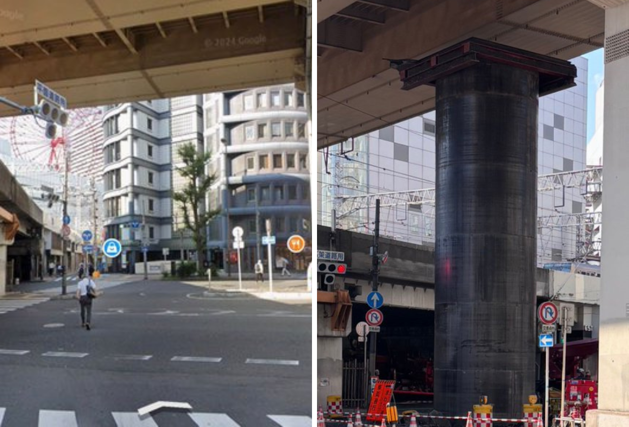 Viral! Pipa Setinggi 10 Meter Muncul dari Tanah di Osaka Jepang, Gegerkan Warga