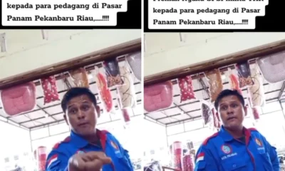 Viral! Pria Ngaku Buruh Minta THR ke Pedagang, Tantang Panggil Polisi