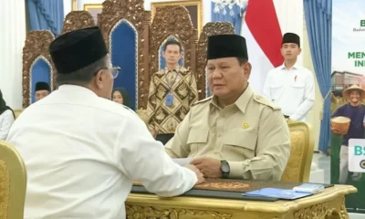 Zakat Prabowo dan Jajaran Menterinya Tembus Rp3,8 Miliar