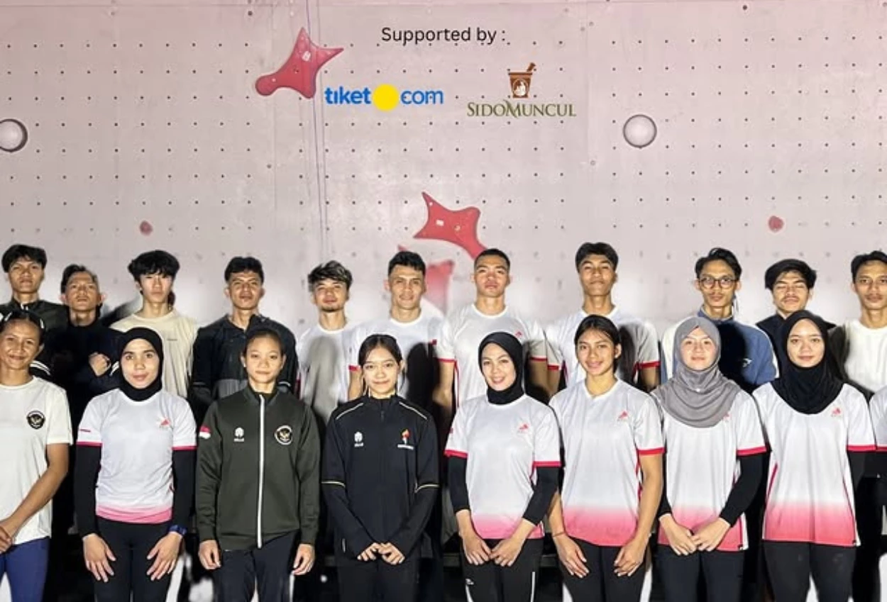 Bidik Tiket Asian Games, 16 Atlet Panjat Tebing Tiba di Tiongkok