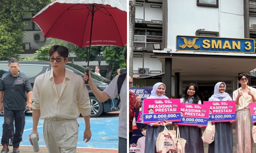 Bikin Syok Para Siswa, Ji Chang Wook Kunjungi SMAN 3 Jakarta