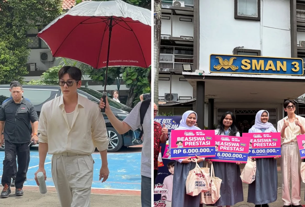 Bikin Syok Para Siswa, Ji Chang Wook Kunjungi SMAN 3 Jakarta