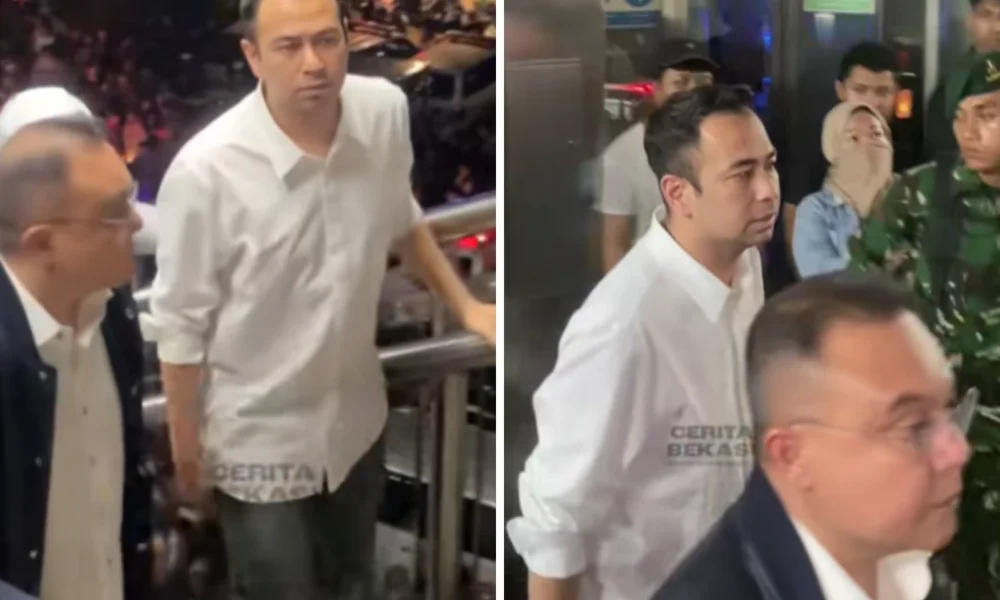 Dampingi Sufmi Dasco, Raffi Ahmad Tinjau TKP Kecelakaan KA Argo vs KRL