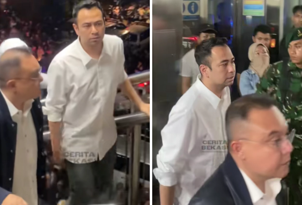 Dampingi Sufmi Dasco, Raffi Ahmad Tinjau TKP Kecelakaan KA Argo vs KRL