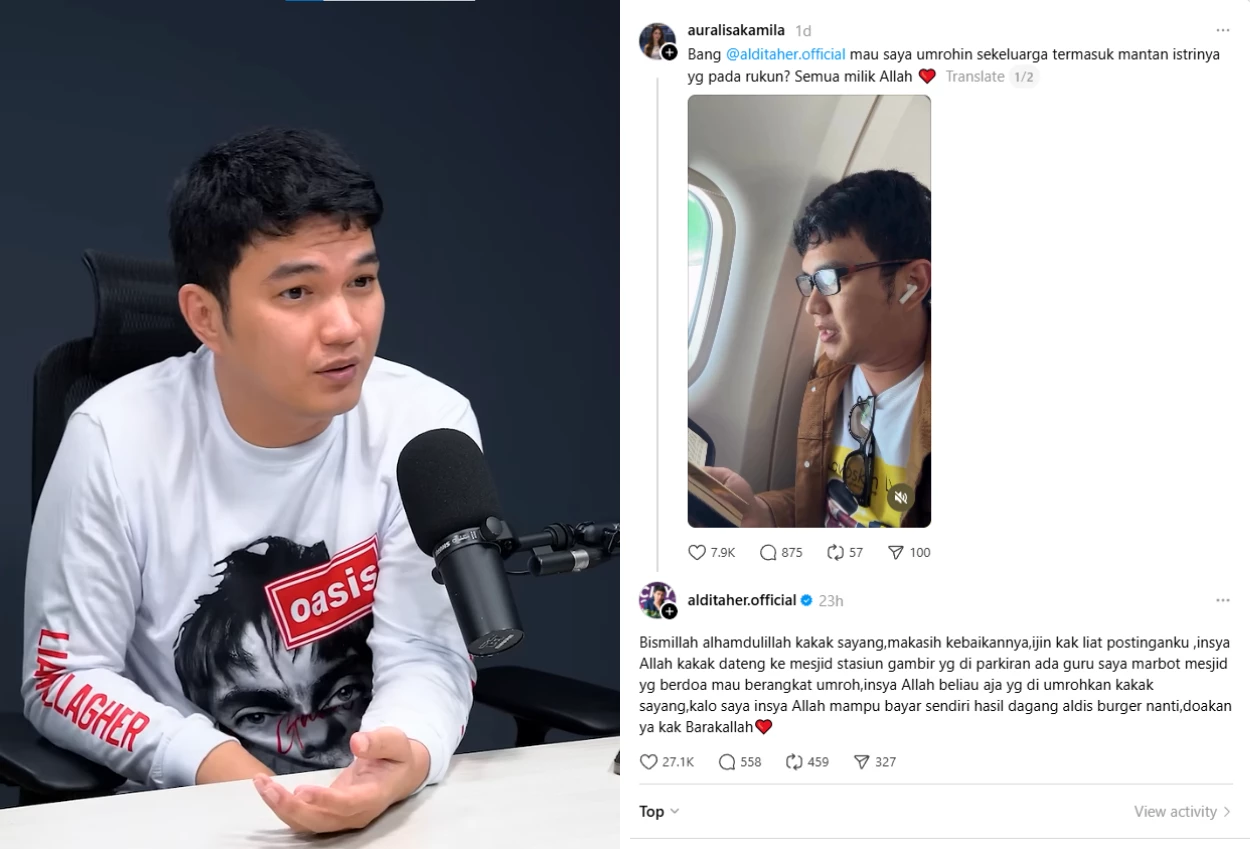 Ditawari Umrah Gratis, Aldi Taher Pilih Beri ke Marbot Masjid Dia Guru Saya