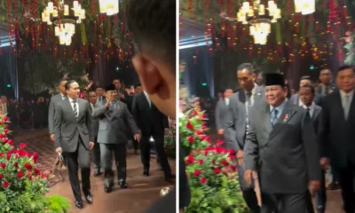 Hadir di Pernikahan El Rumi dan Syifa Hadju, Prabowo Sempat Cicipi Hidangan Laksa