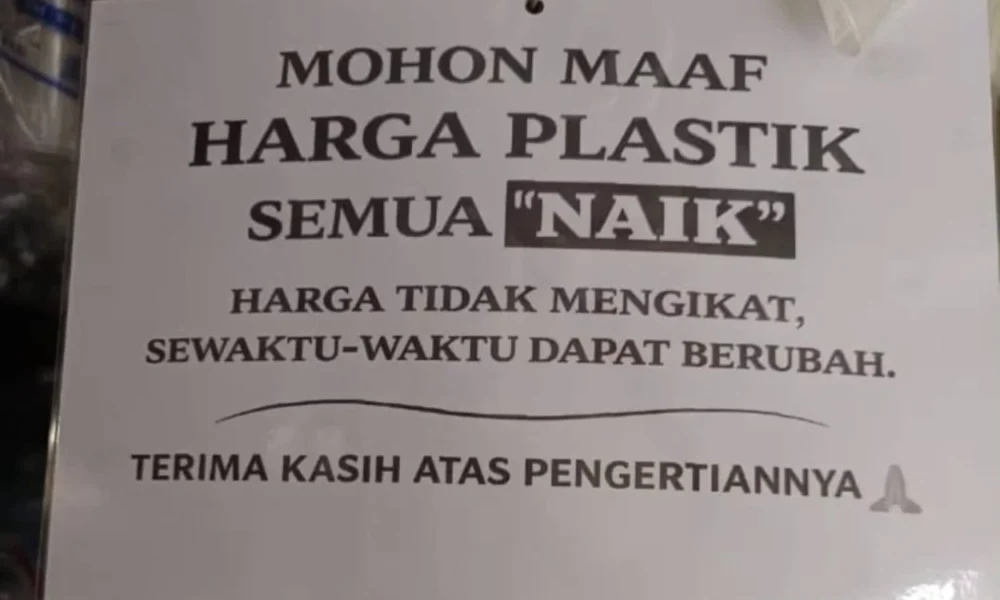 Heboh Harga Plastik Naik, Ternyata Ini Penyebabnya
