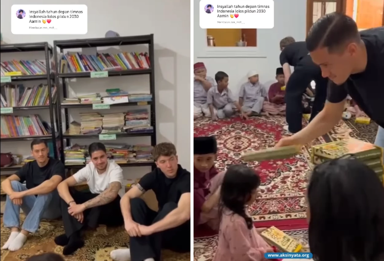 Jay Idzes Kunjungi Panti Asuhan bareng Romeny dan Diks, Kumpul bareng Anak Anak