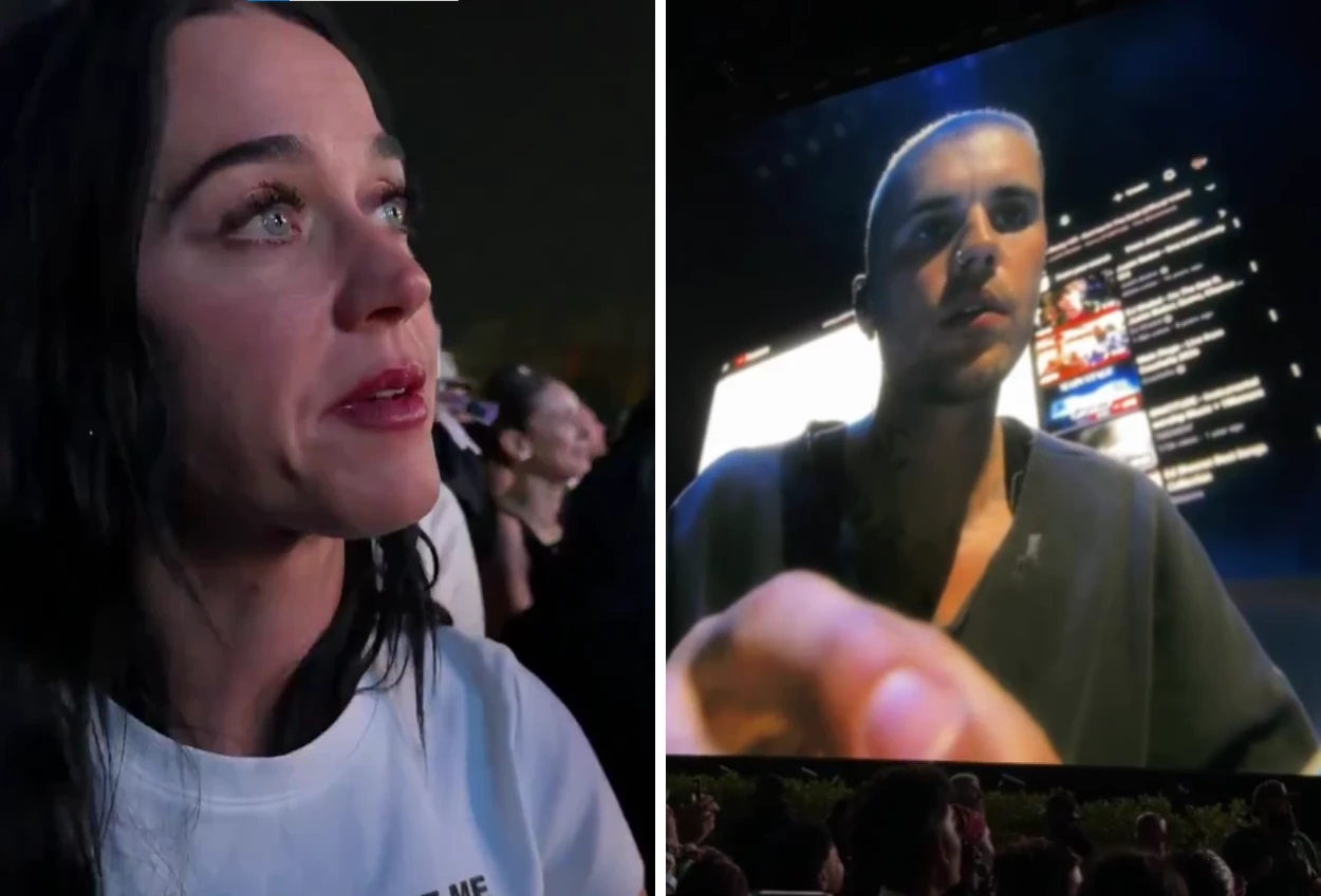 Justin Bieber Buka YouTube di Coachella, Katy Perry Untung Dia Pakai Premium