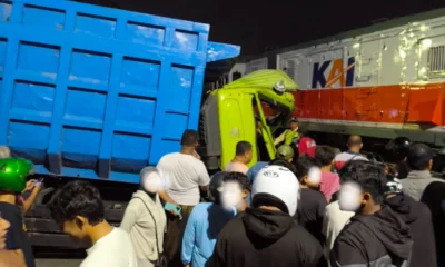 Kembali Terjadi Kecelakaan Kereta, KA Dhoho Tabrak Truk yang Nekat Terobos Palang meski Sirine Sudah Berbunyi